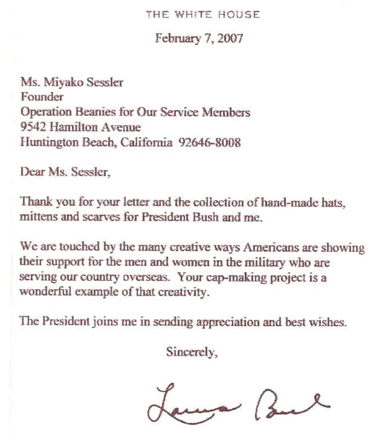 Newsletter March 2008 - The White House